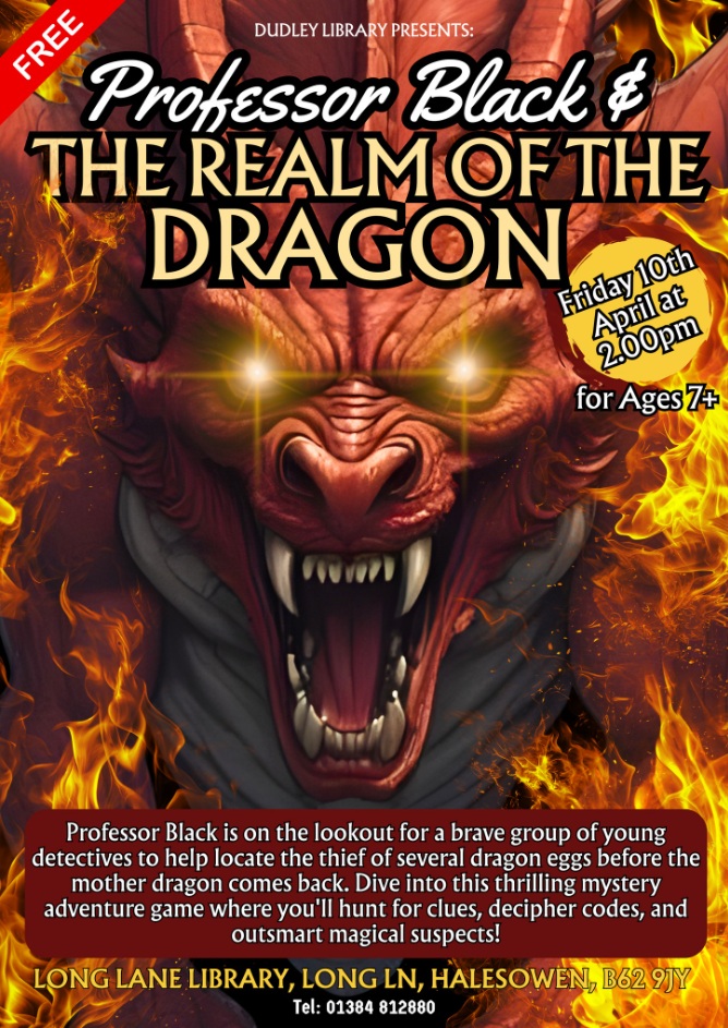 Long Lane Library - Professor Black and The Realm of The Dragon